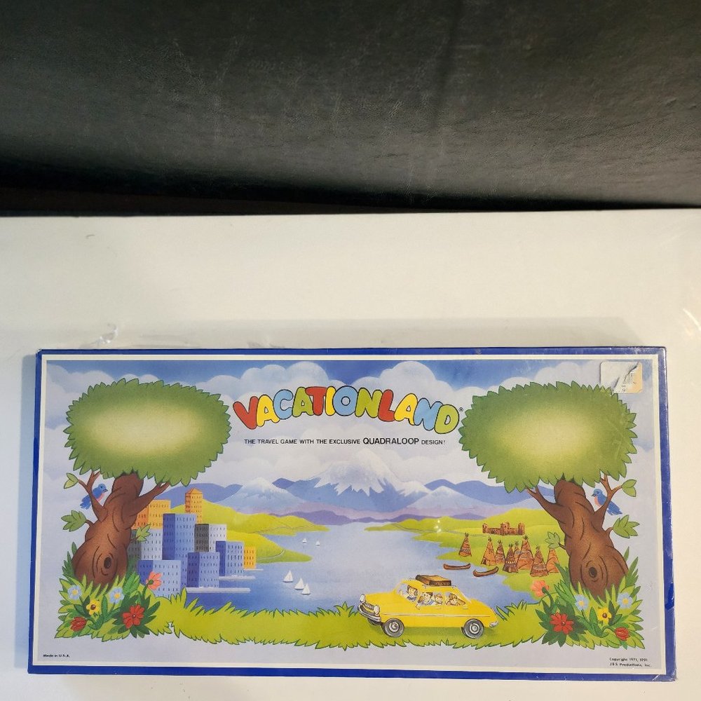 Extremely Rare Vacation Land Board Game Jr. Pro Inc. 1971-1999 Still in Unopened